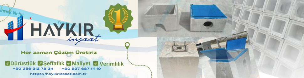 Haykır İnşaat, Menfez, Rogar, Kaide, elektrik, Sulama